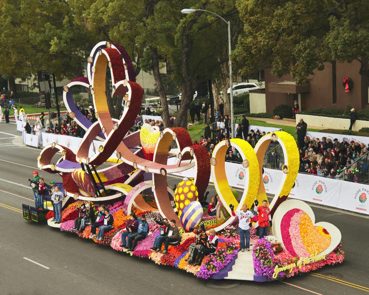 The 2013 Donate Life Rose Parade Float, "Journeys of the Heart," imagined how organ and tissue donation would be interpreted by Dr. Seuss, whose book "Oh, the Places You'll Go!" was adapted as the parade theme. (Photo: Pasadena Tournament of Roses)