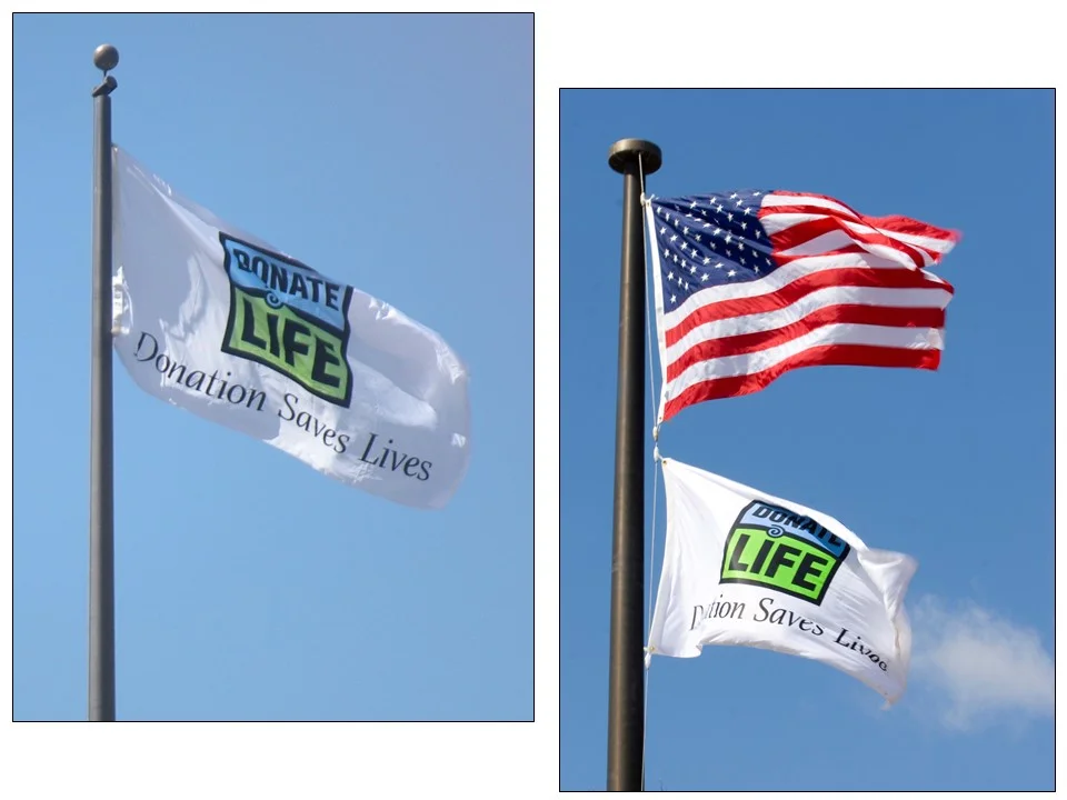 From its genesis as a hospital initiative, Donate Life flags flew above city halls, civic plazas, police headquarters, fire stations, parks and golf courses.