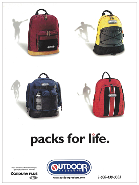 Once the streamlined brand platform was joined by contemporary and consistent product design, marketing campaigns emphasized the brand's relevance to active outdoor lifestyles.