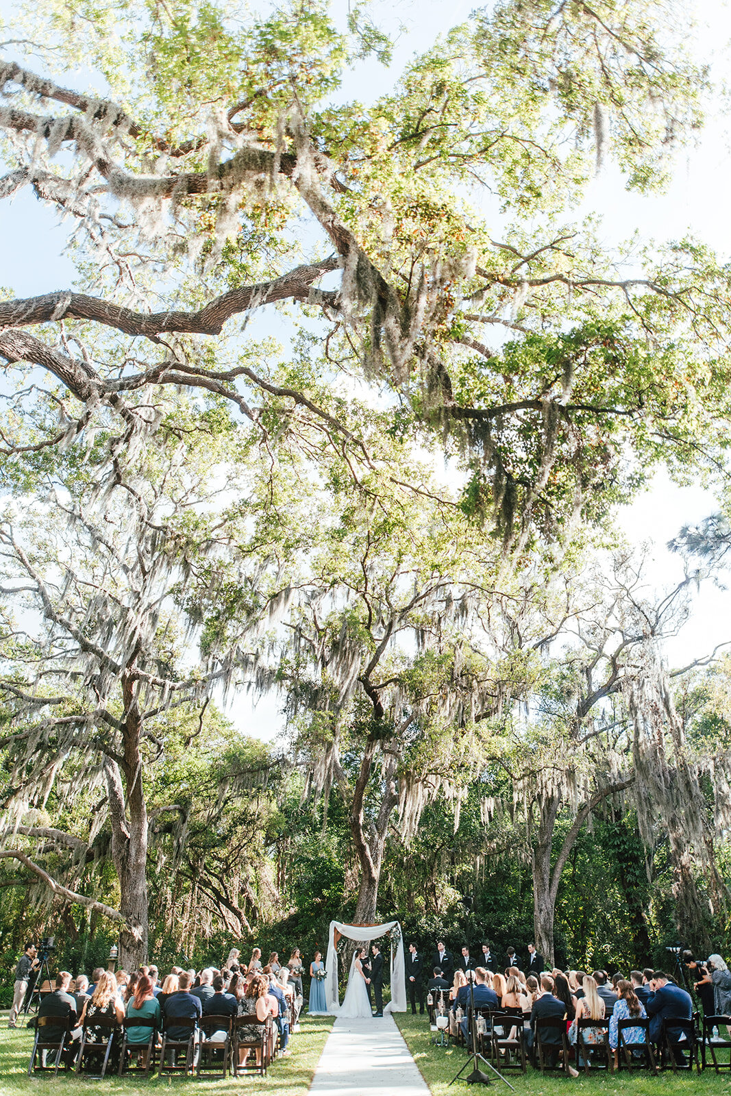 Bakers Ranch Wedding Venue Ancient Oaks Canopy Ceremony Site — Bakers Ranch Florida's Premier