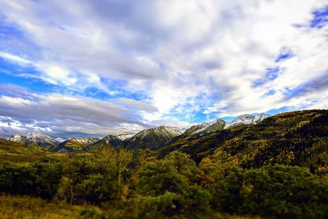 When you leave for one day, and they try to sneak winter in... also, this was taken about 2 and a half hours after my previous post, welcome to Western Colorado. #westisbest