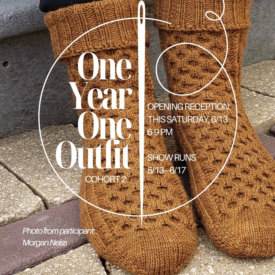 🎉JOIN US THIS SATURDAY for the opening of the One Year, One Outfit (Cohort 2!) exhibition @wavepoolartcenter in Cincinnati! We would LOVE nothing more but to share the enthusiasm of these garments that have been so consciously created. 🎉

These gar