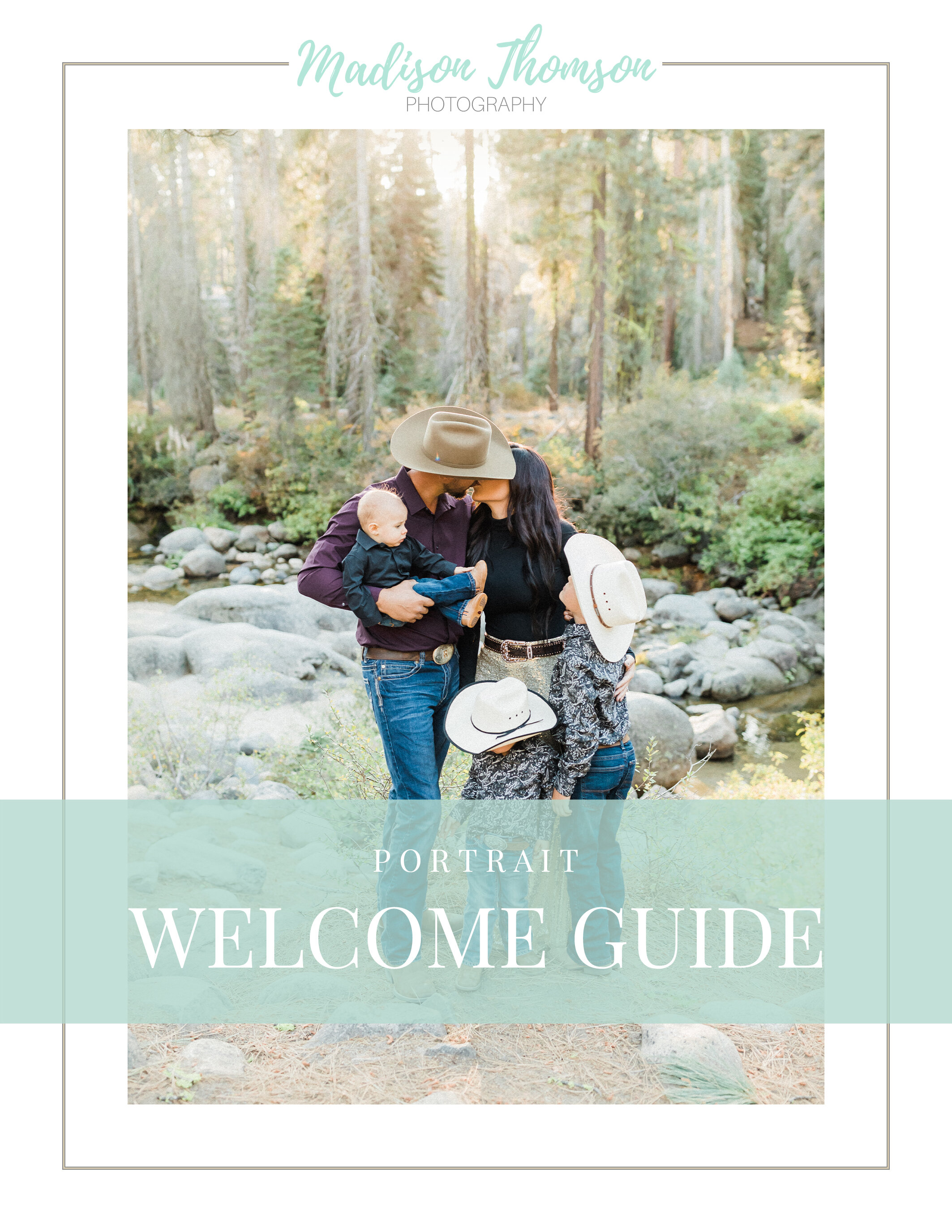 front cover of photography welcome guide