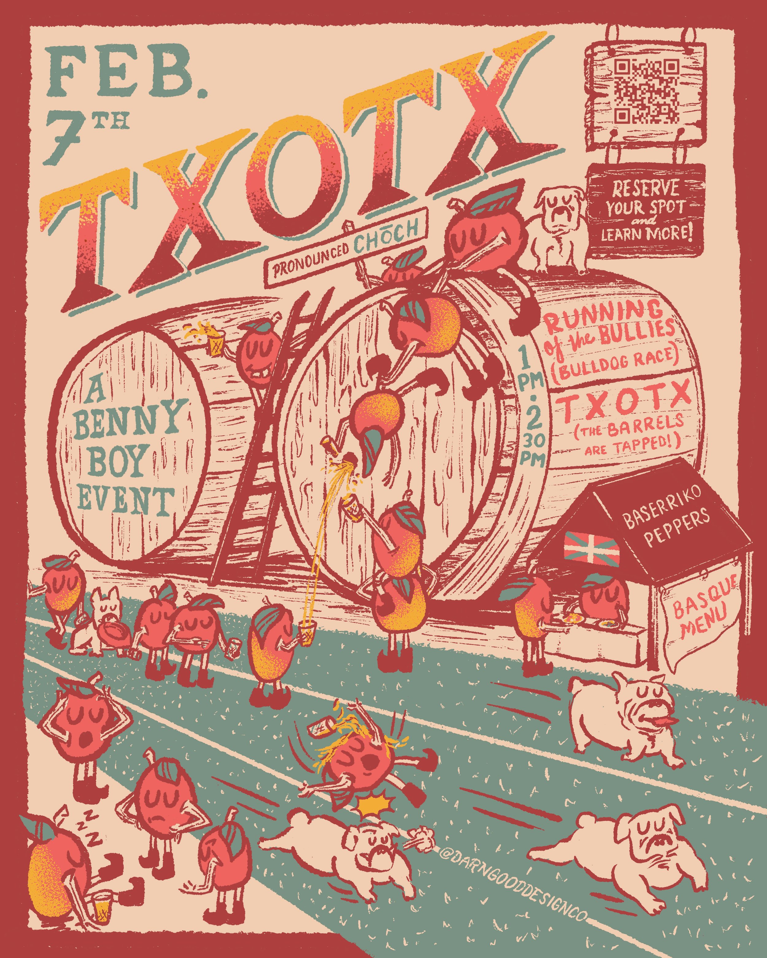 Txotx &amp; Running of the Bullies! 