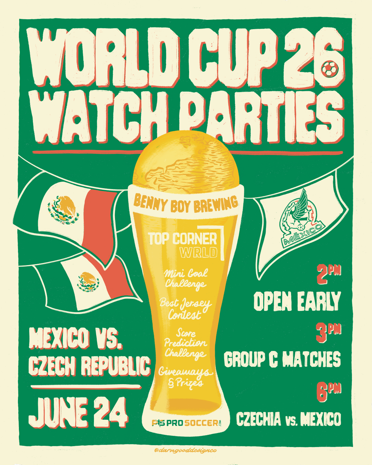 World Cup Watch Party: Czech Republic vs. Mexico 