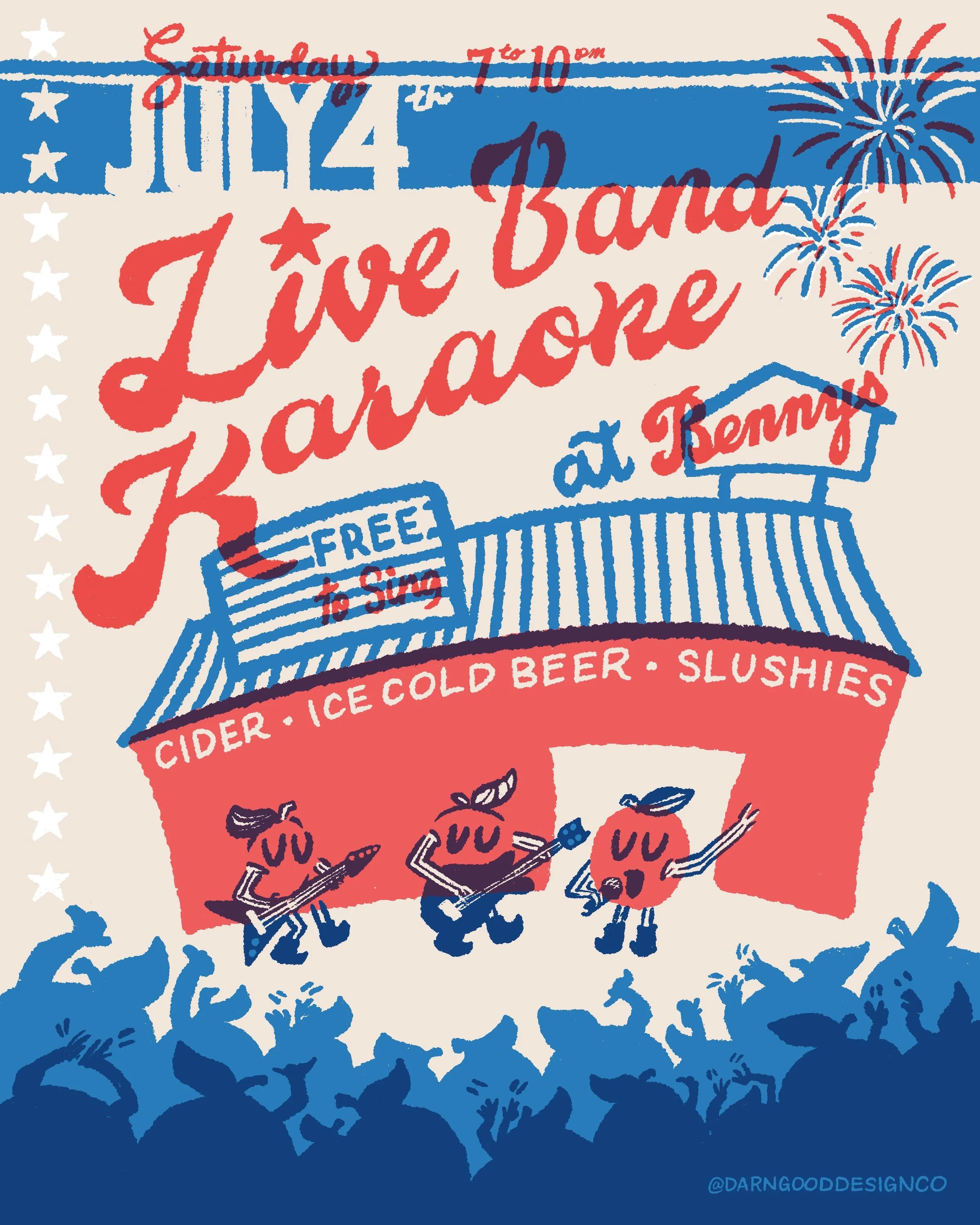 4th of July Live Band Karaoke!