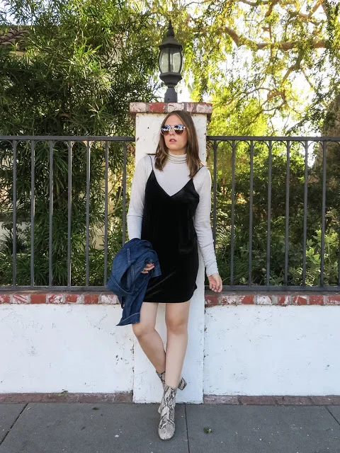 slip dress turtleneck