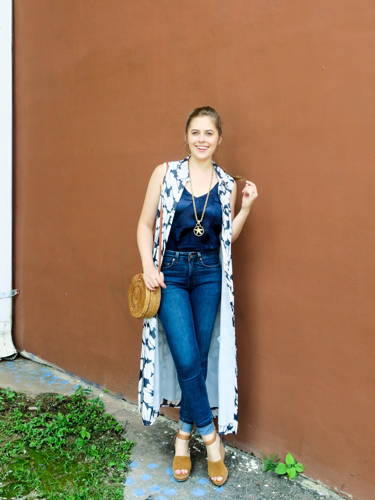 shirt dress as kimono blogger style.JPEG