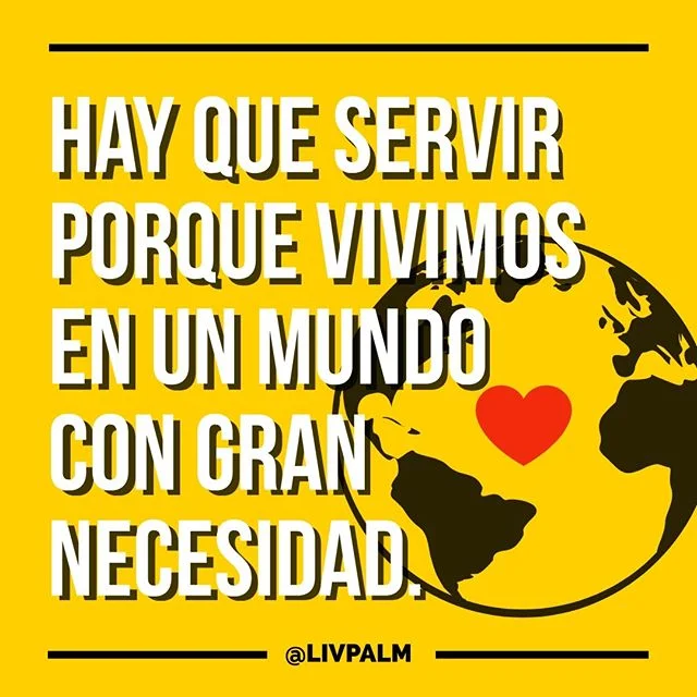 "Hay que servir porque vivimos en un mundo con gran necesidad." @livpalm 🌎💔🚶♂️
____
Celebraciones: Domingos 10:30 am
Capilla Culbreath
106 South Plant Ave. Tampa, Fl 33606
https://iglesiaenmision.org
#enmision2019