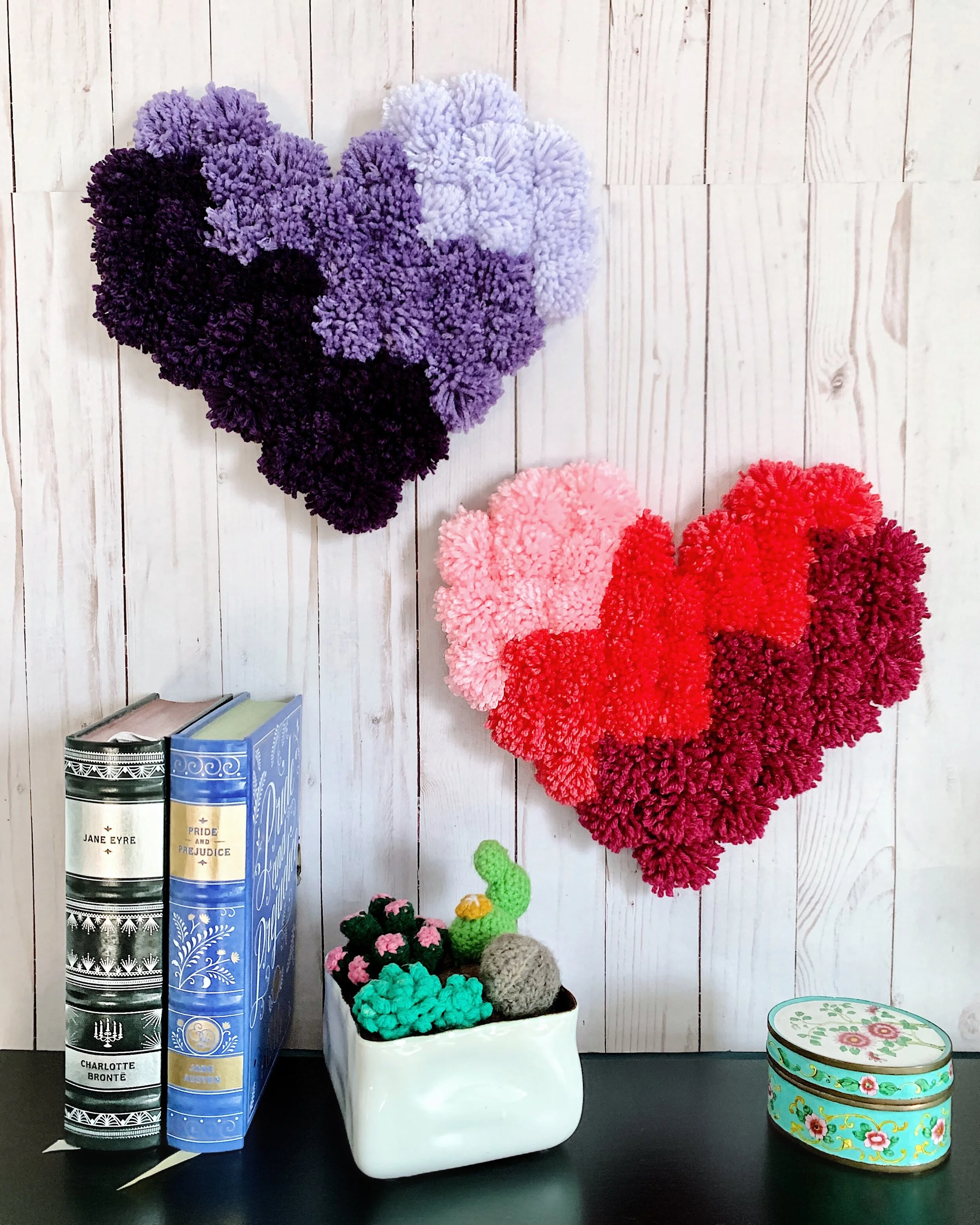 Puffy Wall Hearts