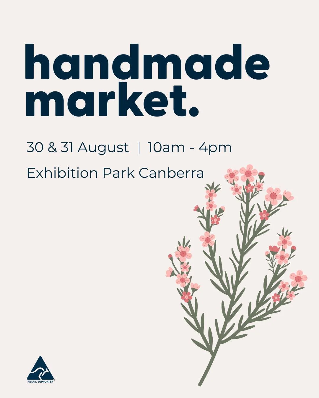 I&rsquo;m excited to be attending the upcoming @handmadecanberra August
Market! 🐐

Find me on August 30th &amp; 31st for two days of shopping from 260+
Australian-made small businesses, including mine! It&rsquo;s the perfect place to
pick up some gr