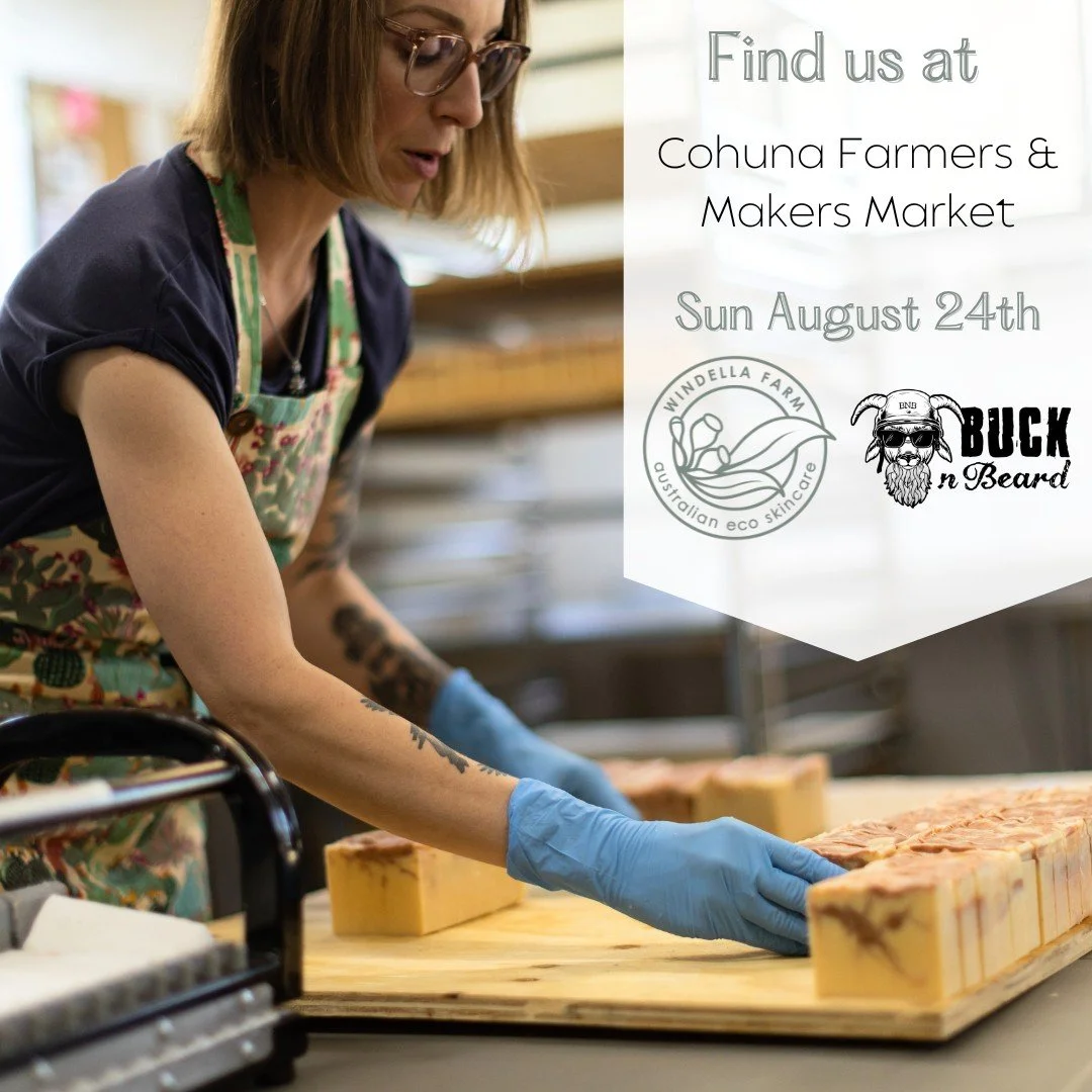 After a wet weather cancellation last month, we are thrilled to be returning to Cohuna Farmers &amp; Makers Market this weekend! Stock up on all your favourite skincare &amp; beard products, made right here in Cohuna!

#handmadesoap #soaptok #soapmak