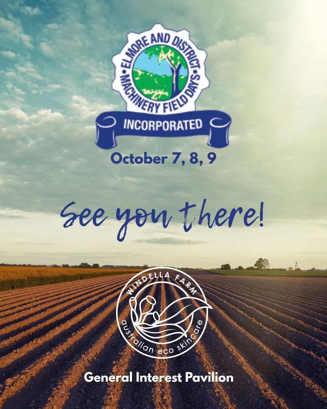 🌾 We&rsquo;re heading to Elmore Field Days! 🌾

Come and see us among the tractors, tools, and farm gear&mdash;we&rsquo;ll be bringing the softer side of country life with our all-natural soaps and skincare. Made here in Cohuna and proudly Australia