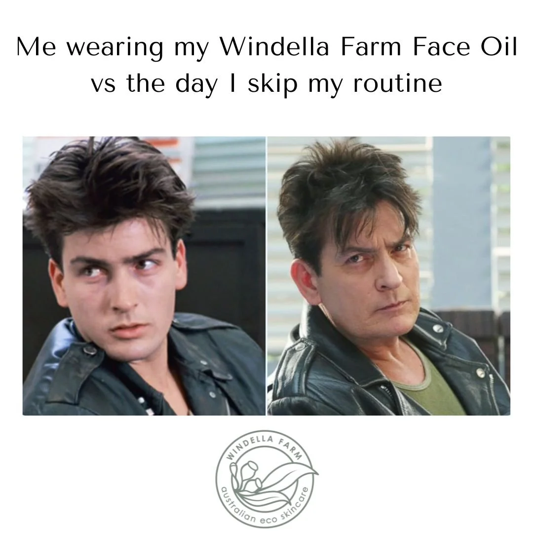 Never miss a day! 😆

#WindellaFarm #BotanicalBeauty #NaturalIngredients #SkinFood #GlowingSkinNaturally #EcoFriendlySkincare #HealthySkinJourney #SensitiveSkinFriendly #CleanBeautyAustralia #SustainableSkincare #AustralianMade #ConsciousLiving #Slow