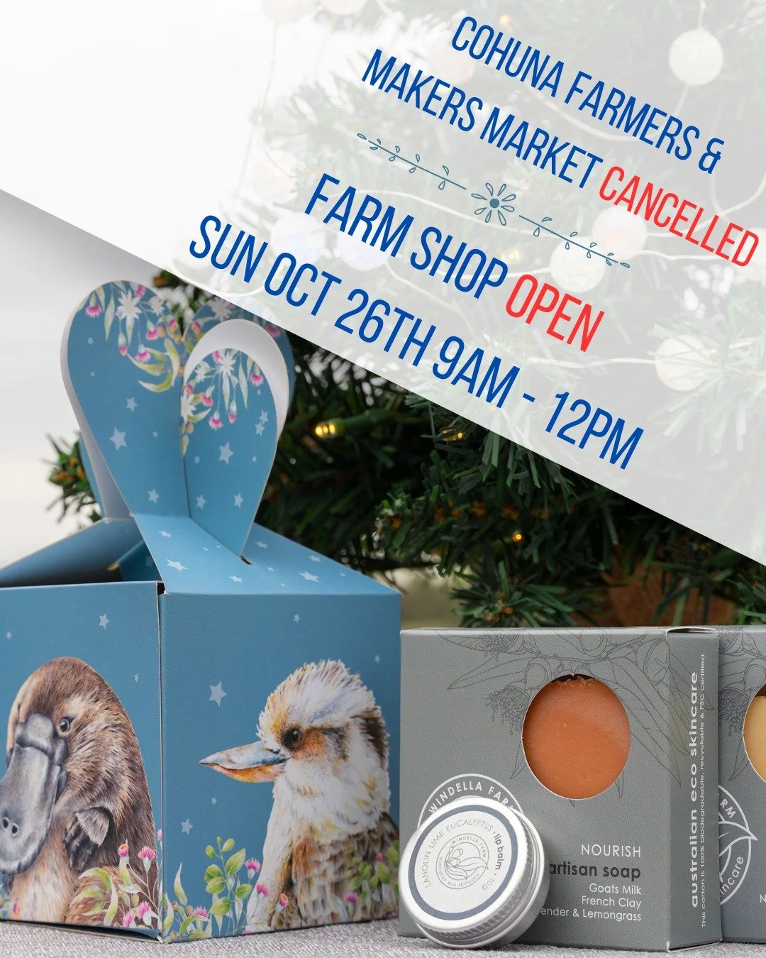 Sadly our market for tomorrow has been cancelled due to the inclement weather forecast, but don't dismay! We are opening the farm shop for drop-in customers tomorrow only from 9am -  12pm. 
Visit us at 307 Kervins Road (park beside the bus) to stock 