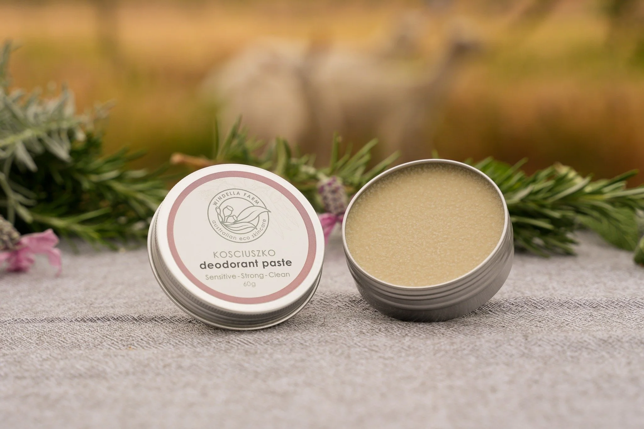 The weather is warming up but no need to sweat it.

Our Bicarb Free Kosciuszko Deodorant keeps you feeling fresh and confident even on the hottest days. It is made for sensitive skin using gentle natural ingredients that help neutralise odour without