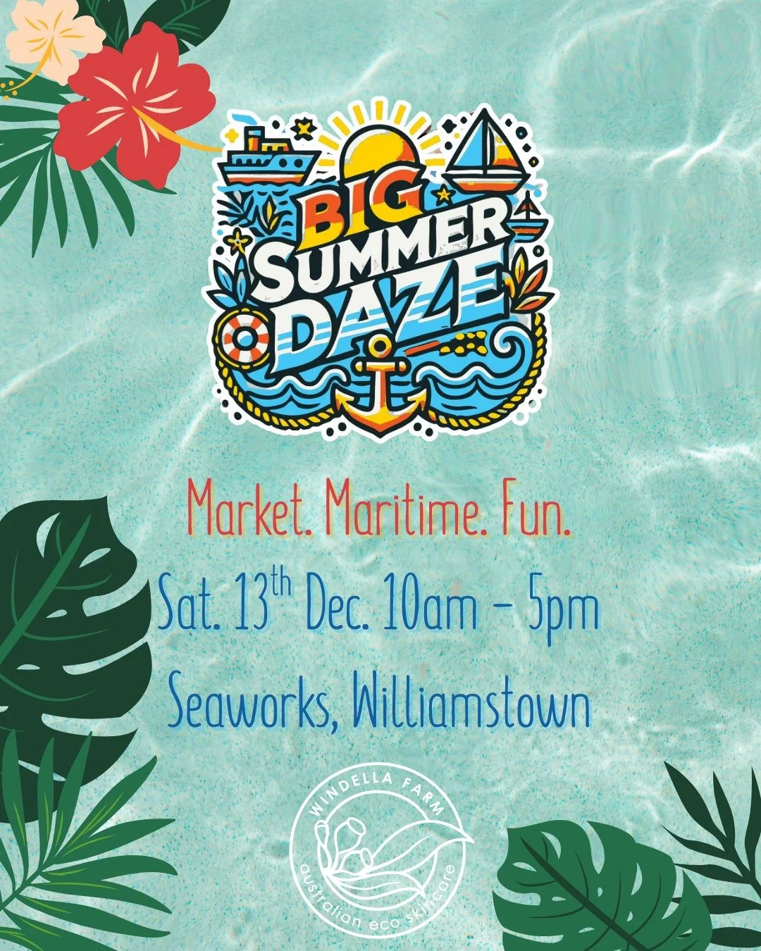 Melbourne, I&rsquo;m packing the van and heading your way for Big Summer Daze!

I&rsquo;m so excited to be exhibiting at Seaworks in Williamstown for this vibrant summer event. Expect warm weather, good food, entertainment, shopping and a brilliant m