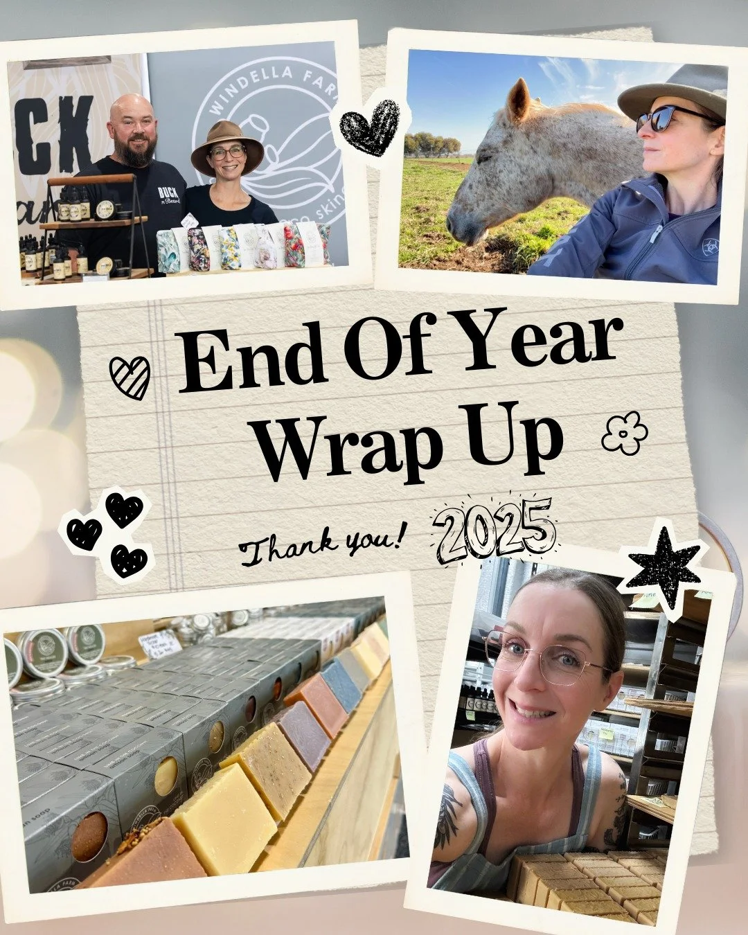 End of year wrap up 🤍

What a year. I realise there's still 1 week to go, but as we've finished the last market for the year, this is pretty much it for me! 

2025 really asked a lot of small businesses, and I won&rsquo;t sugar coat it, retail has b