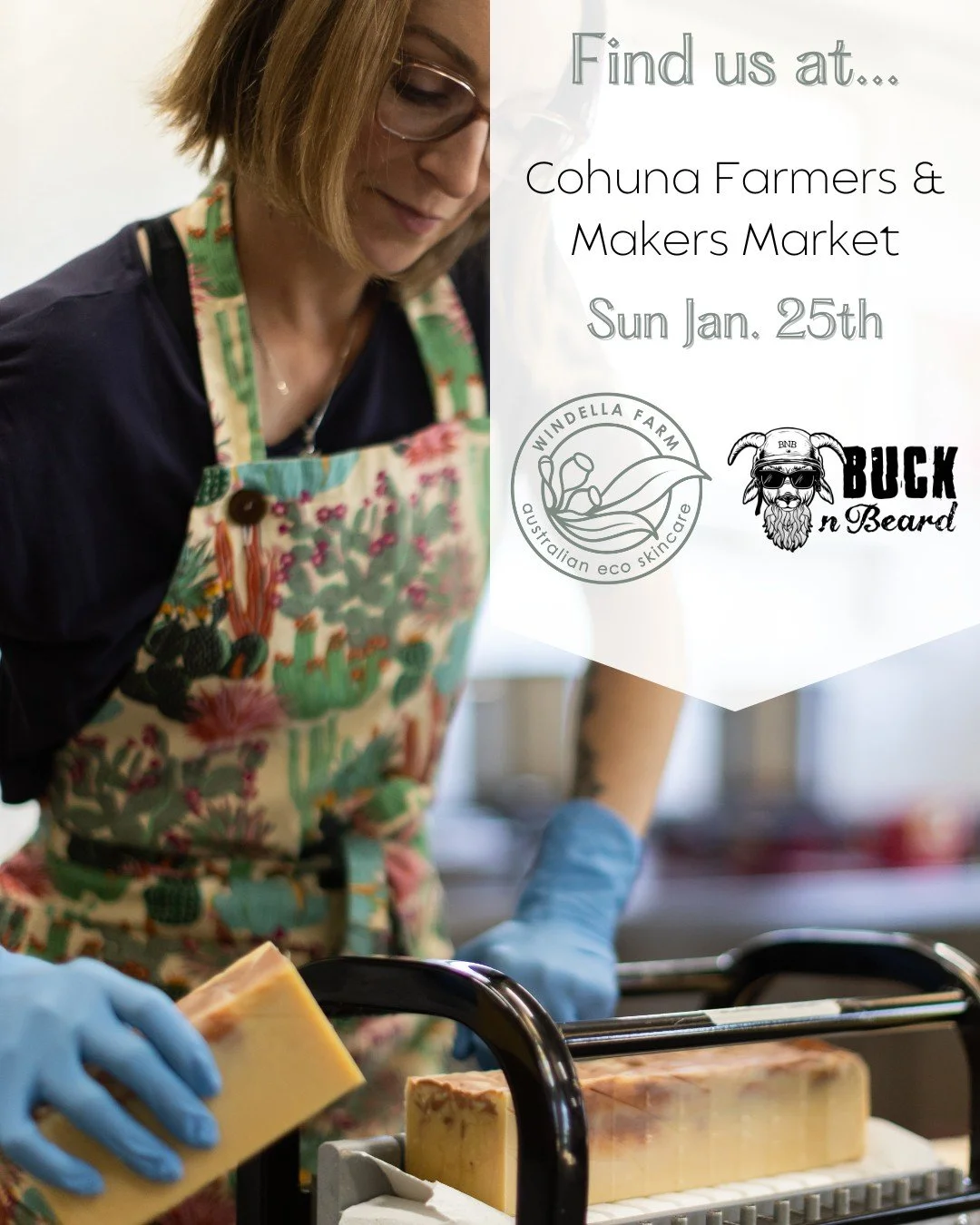 First market of 2026

We&rsquo;re kicking off the year at the Cohuna Farmers &amp; Makers Market this Sunday, Jan 25th and I&rsquo;m so ready for it! New year, fresh stock, familiar faces and a good wander around the market to ease us gently back int