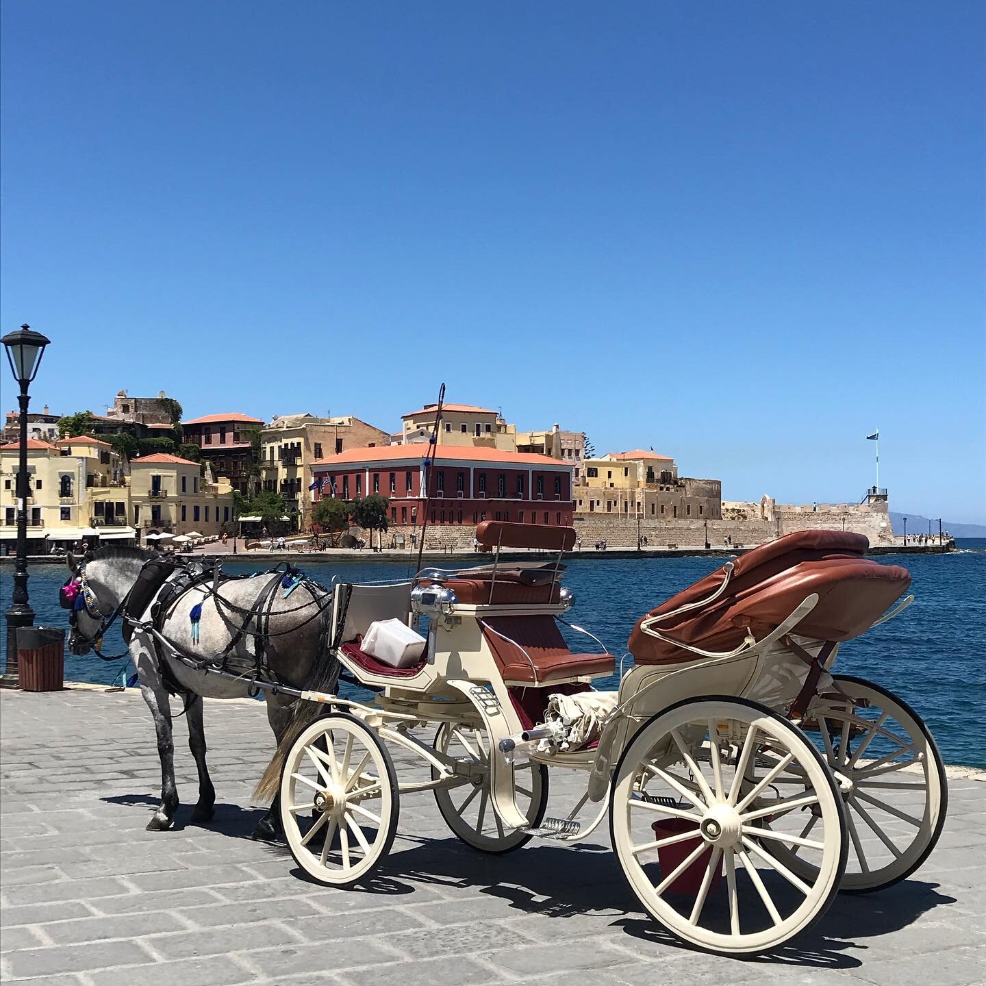 Don&rsquo;t miss this ride at the old Venetian harbor of Chania #visitgreece #visitcrete #greece🇬🇷 #chaniaoldtown #summer #vacation #beauty #sea #sun #island #rentavillaingreece #happy #happyvillachaniacrete