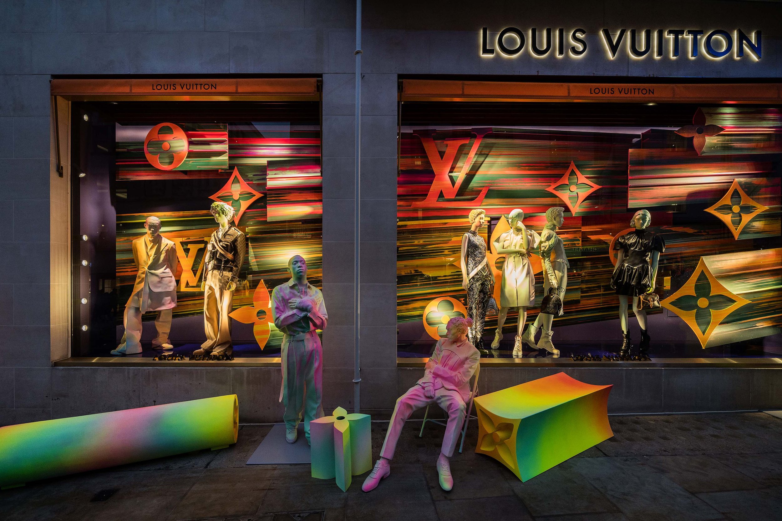 Louis Vuitton Bond Street Window Displays, London