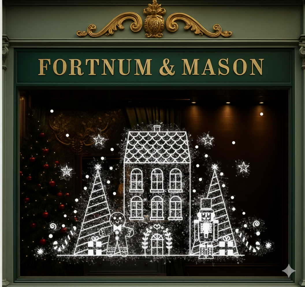 Fortnum & Mason Frosted Window