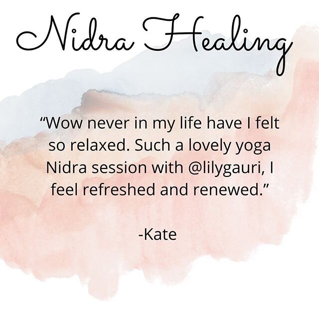 Nidra can be used to:
- Improve sleep.
- Reduce anxiety and stress.
- Improve memory.
- Increase mind body connection.
- Productivity and motivation.
- Self love or confidence.
- Overall well-being.

I have helped people through, chemotherapy, trauma