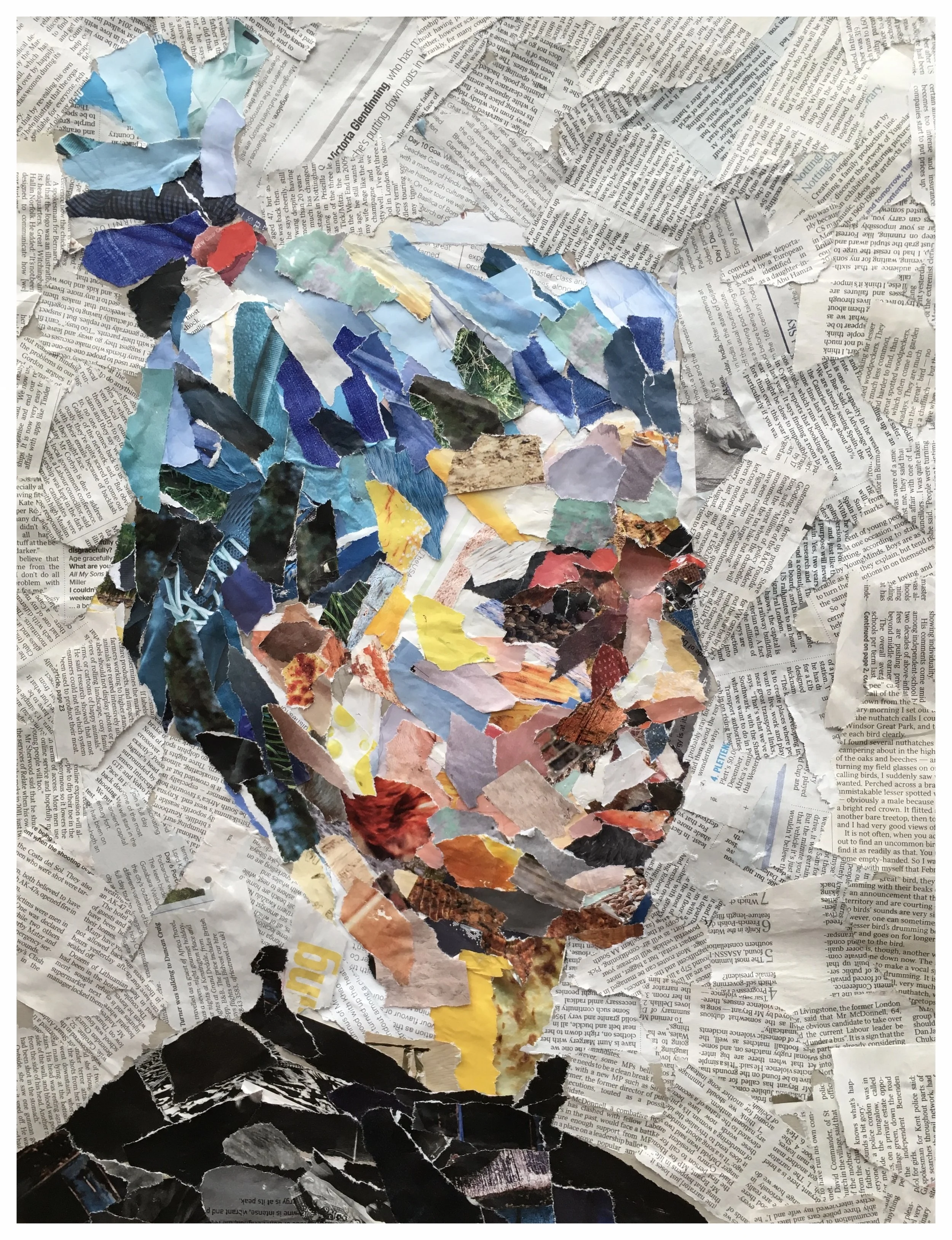 Alice with blue hair