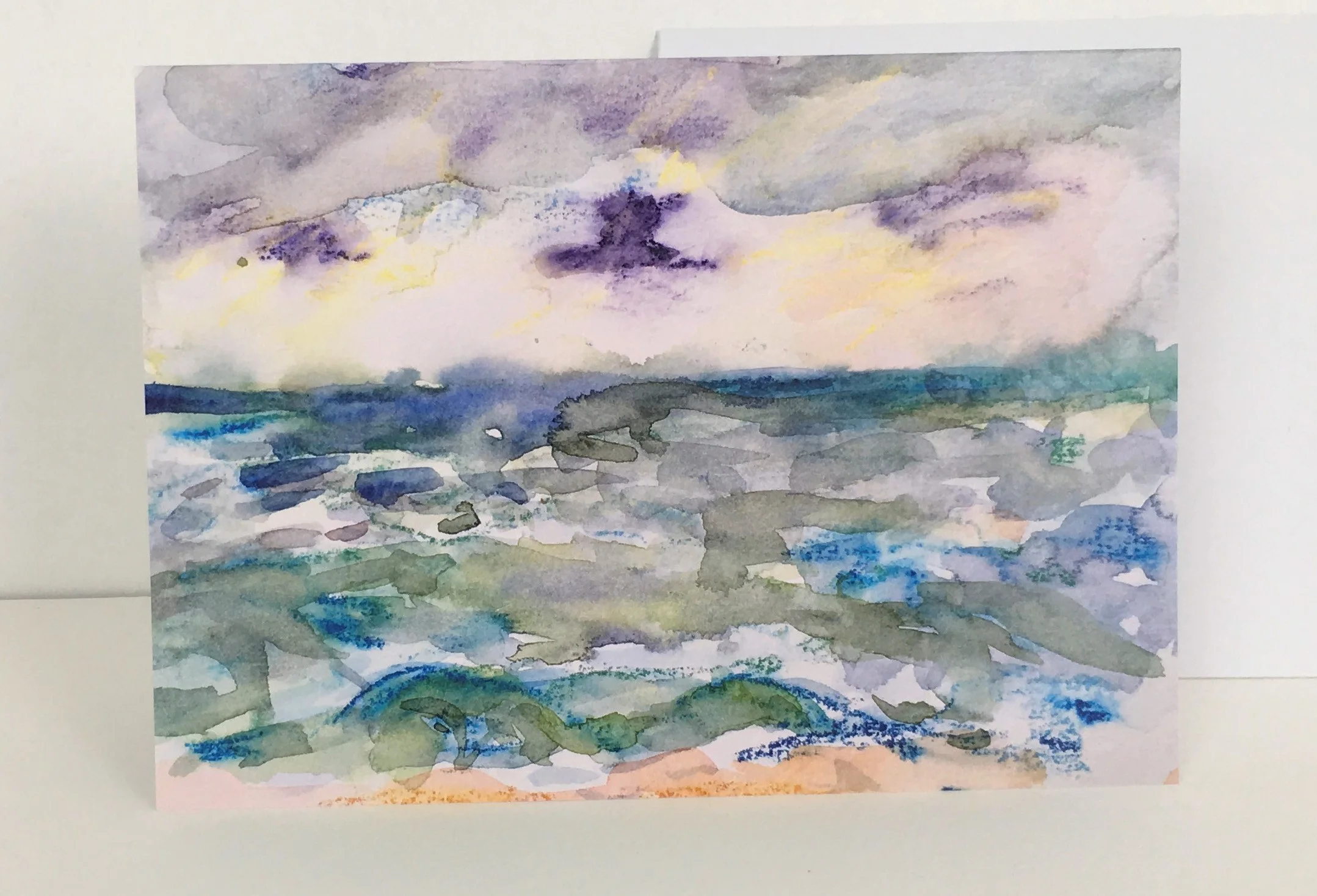 Bird over the Sea - Card.JPG