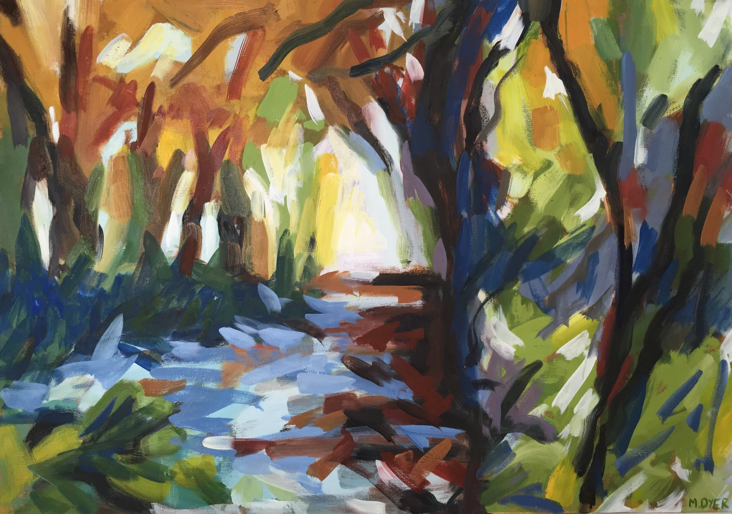 The Piligrim's way near Steer's Field