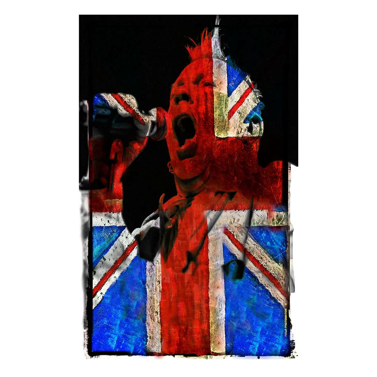 John Lydon PIL “English Punk” 12”x12” £95.99 20”x20” £150.00 30”x30” £300.00