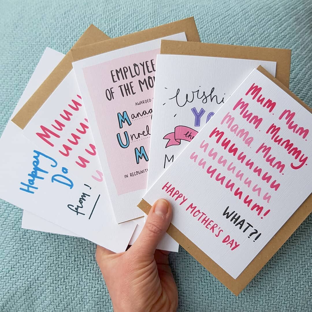 Public Service Announcement: Mother's Day is the 14th March, that's next Sunday! Just in case anyone has forgotten... I know some of my friends rely on my posts to remind them of these occasions! 👀 This is a little selection of the Mother's day card
