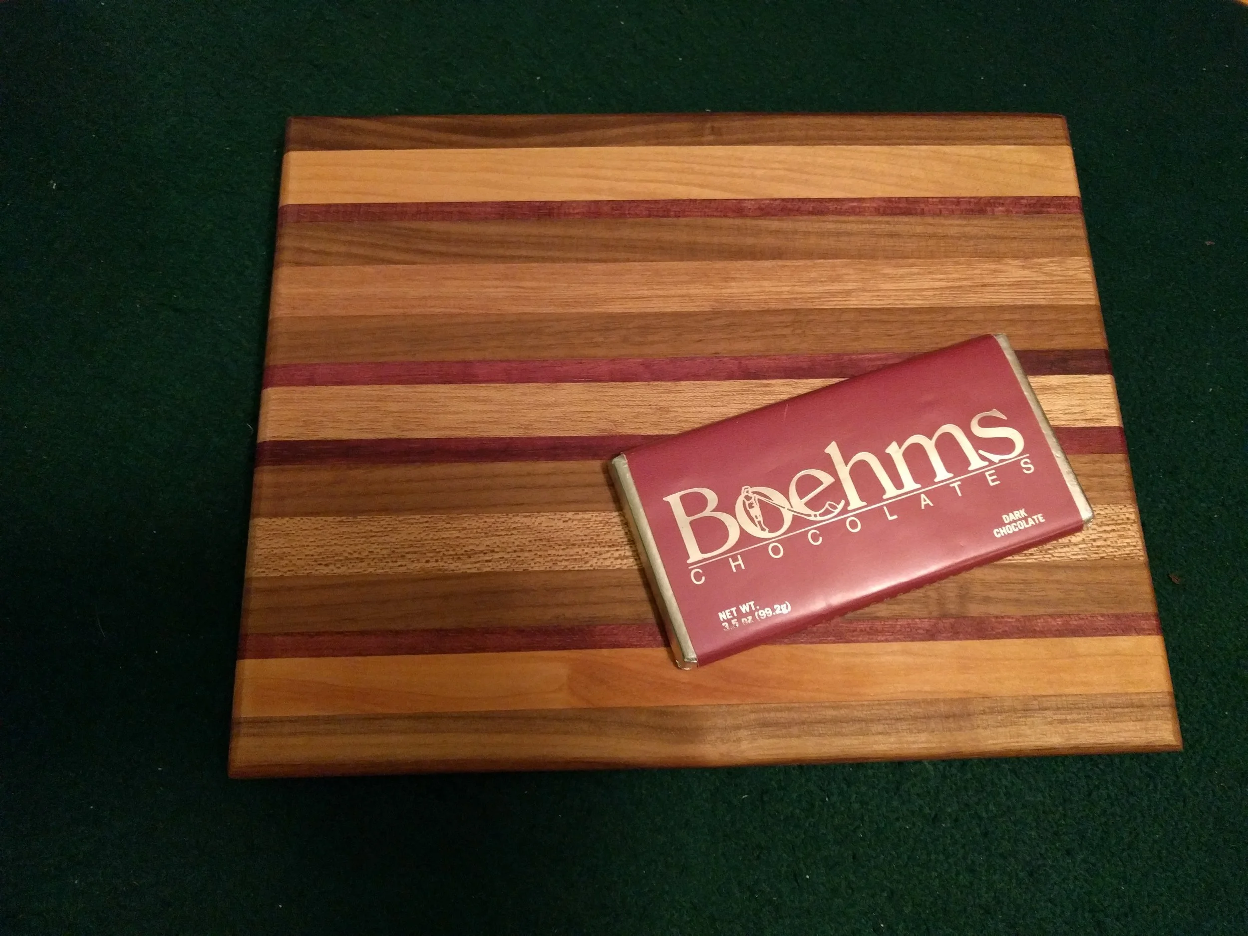 Handmade Cutting Board Raffle (and test of new online raffle platform)