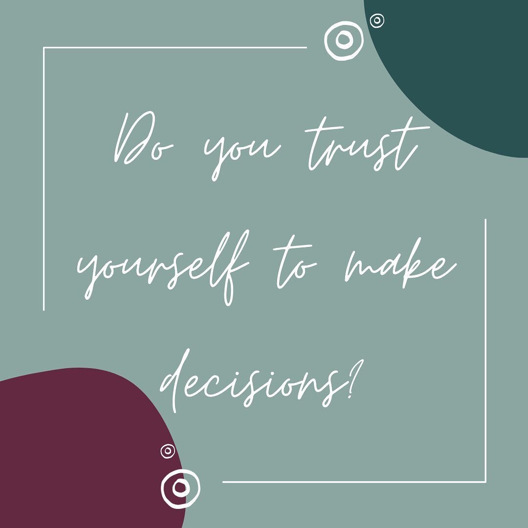 No matter your answer, it is good to know. 
⠀⠀⠀⠀⠀⠀⠀⠀⠀
Consider why you do or don't have this trust.
⠀⠀⠀⠀⠀⠀⠀⠀⠀
Know the types of decisions you do trust yourself to make and the ones you don't.
⠀⠀⠀⠀⠀⠀⠀⠀⠀
Why is that?
⠀⠀⠀⠀⠀⠀⠀⠀⠀
#doyou #learnfromyourmist