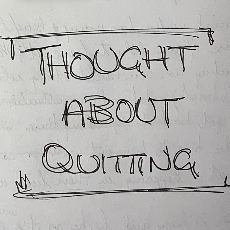 Why start building, and why continue?