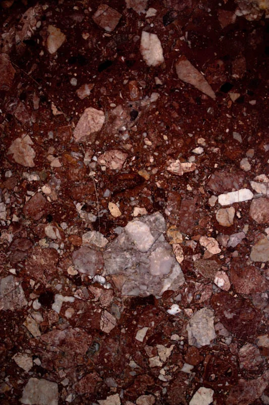 27x39 Inches Red Marble Print