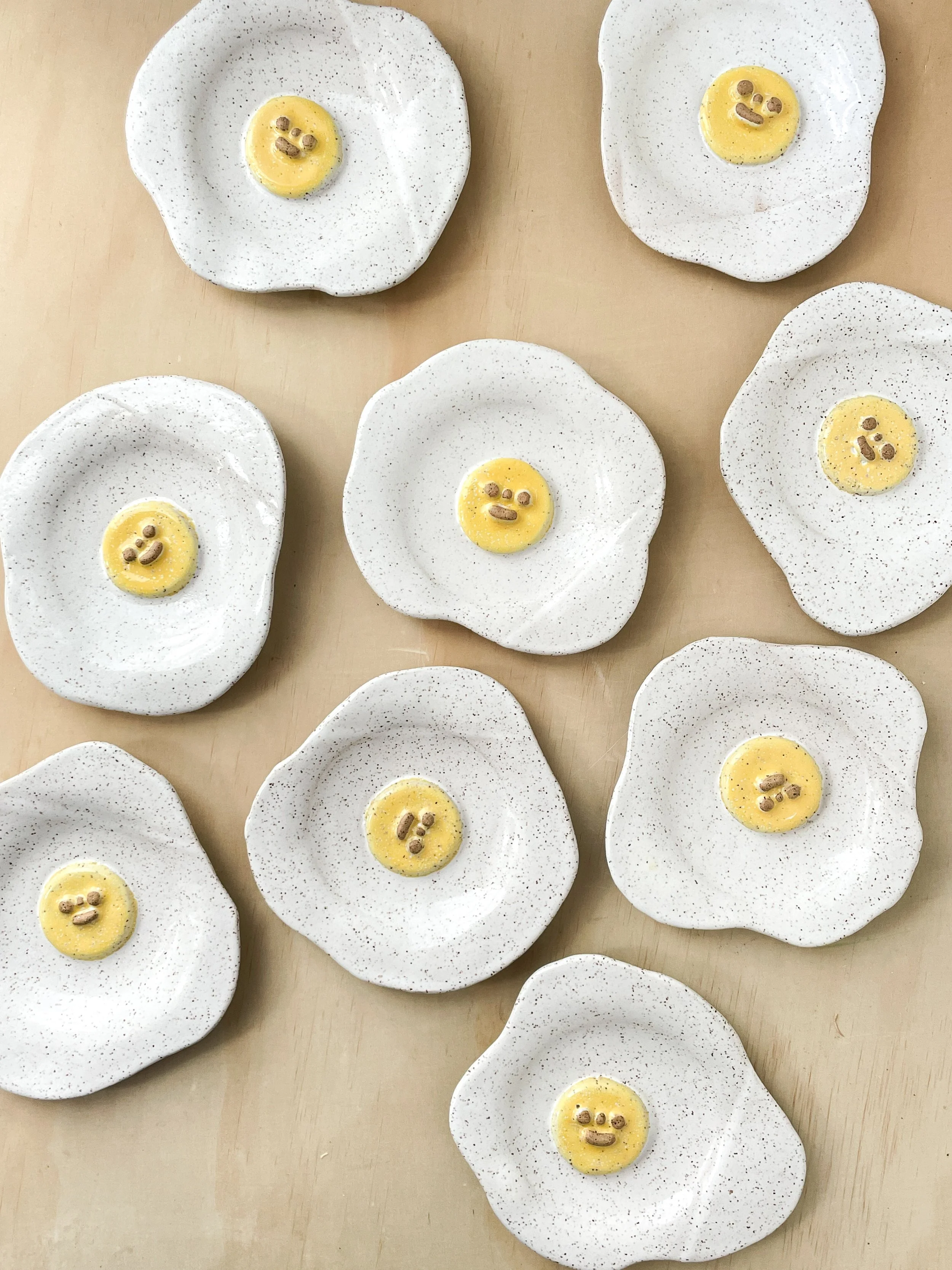 Sunny Side Up Pedrolino Ring / Snack Dish