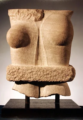 Genetic Engineering , Indiana Limestone, 28" x 14" x 4", 1992