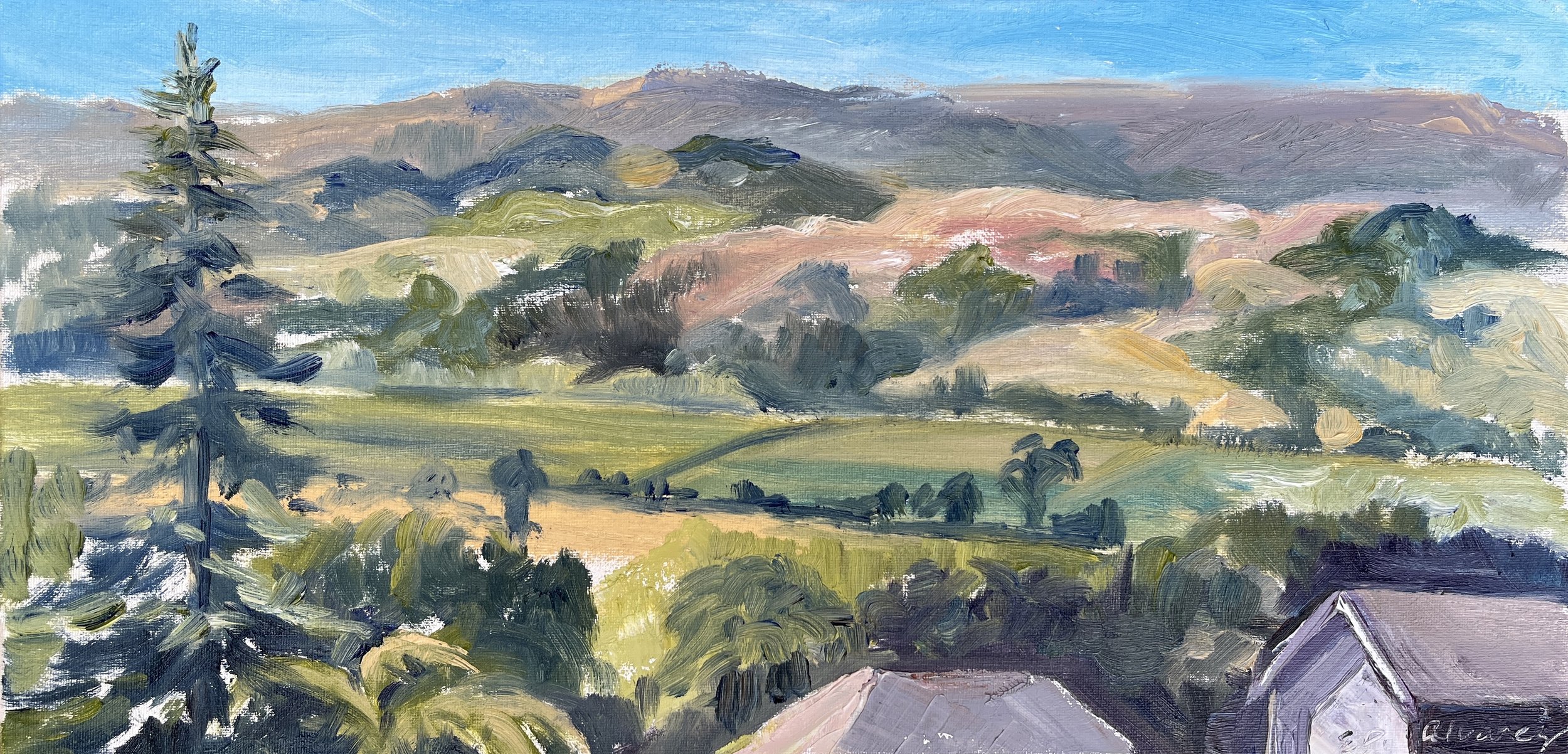 Santa Ynez Mountains, Afternoon