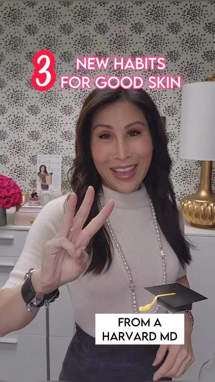 3 NEW HABITS FOR GOOD SKIN