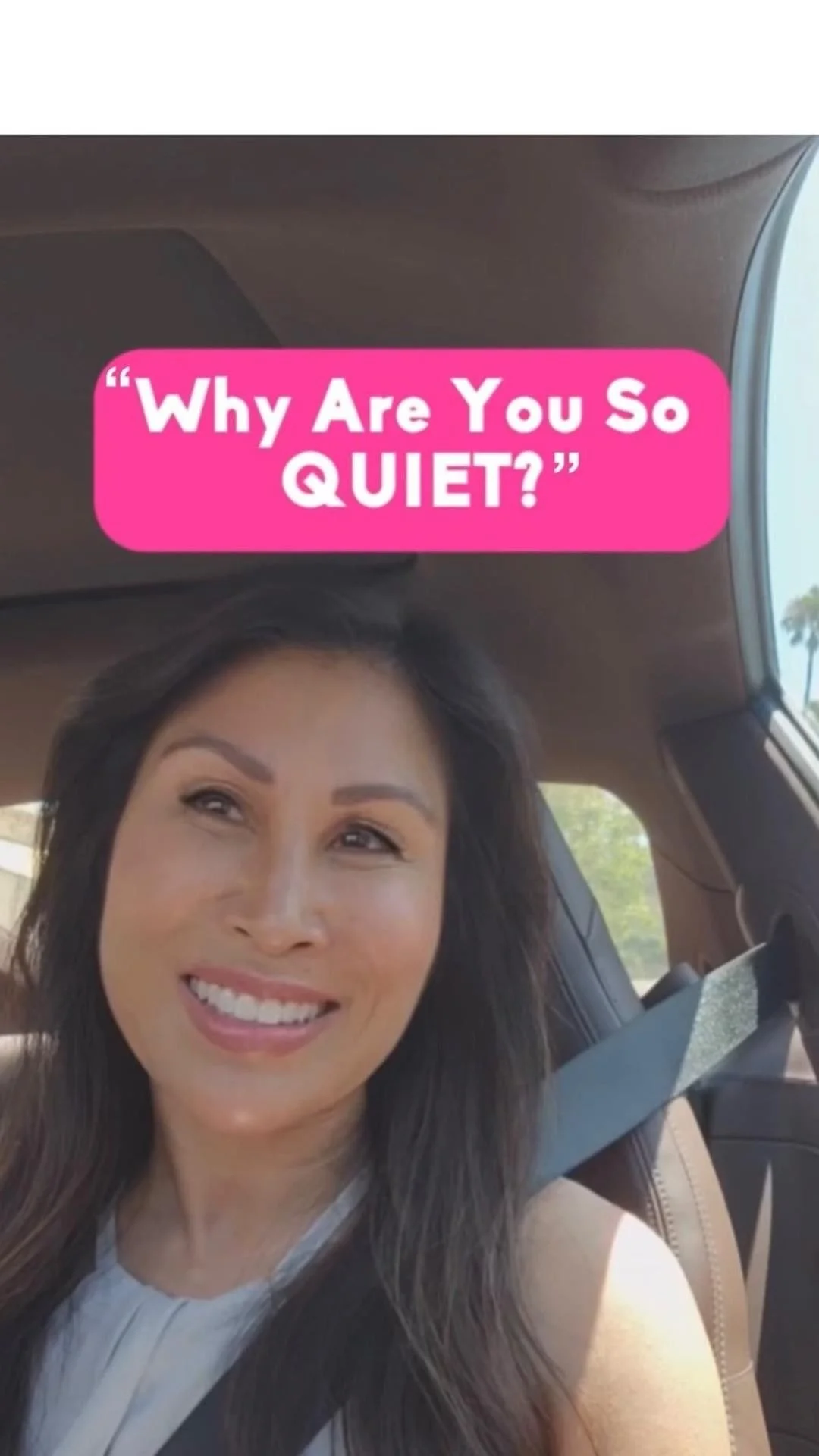 WHY ARE YOU SO QUIET?