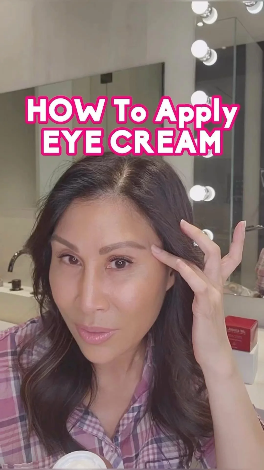 HOW TO APPLY EYE CREAM