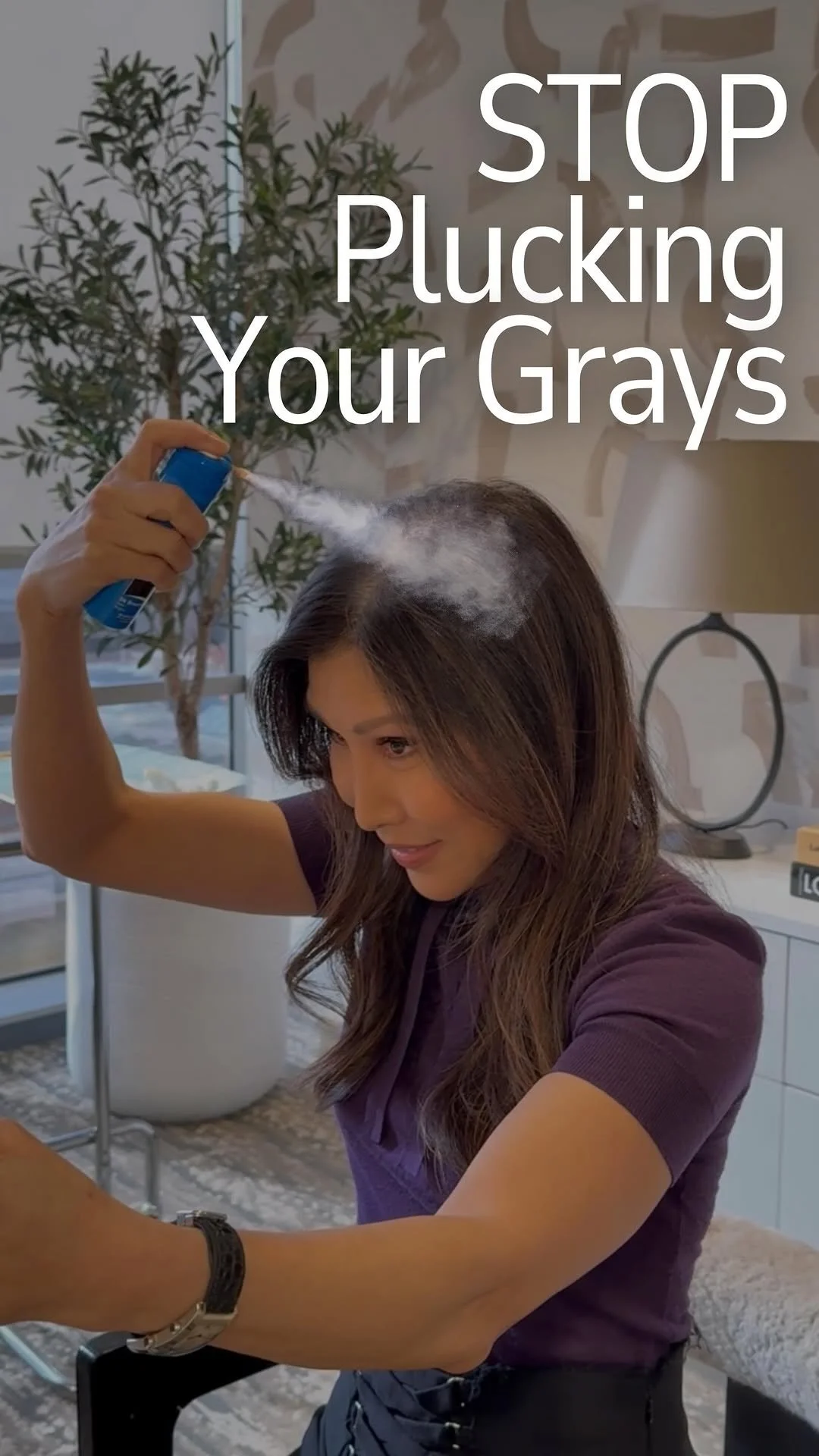 STOP PLUCKING YOUR GRAY HAIRS