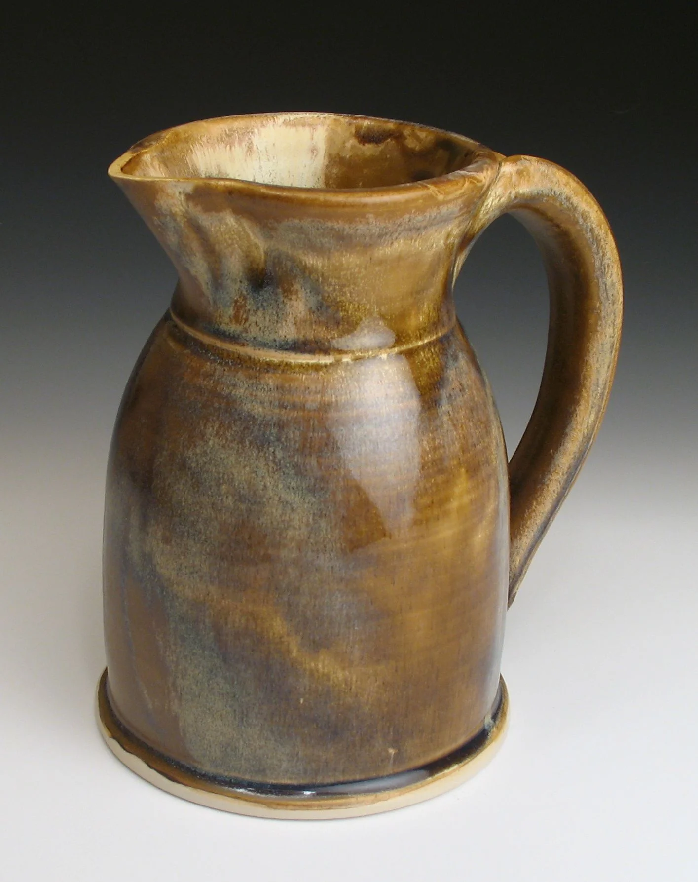 Layered glazes fired to cone 6 oxidation