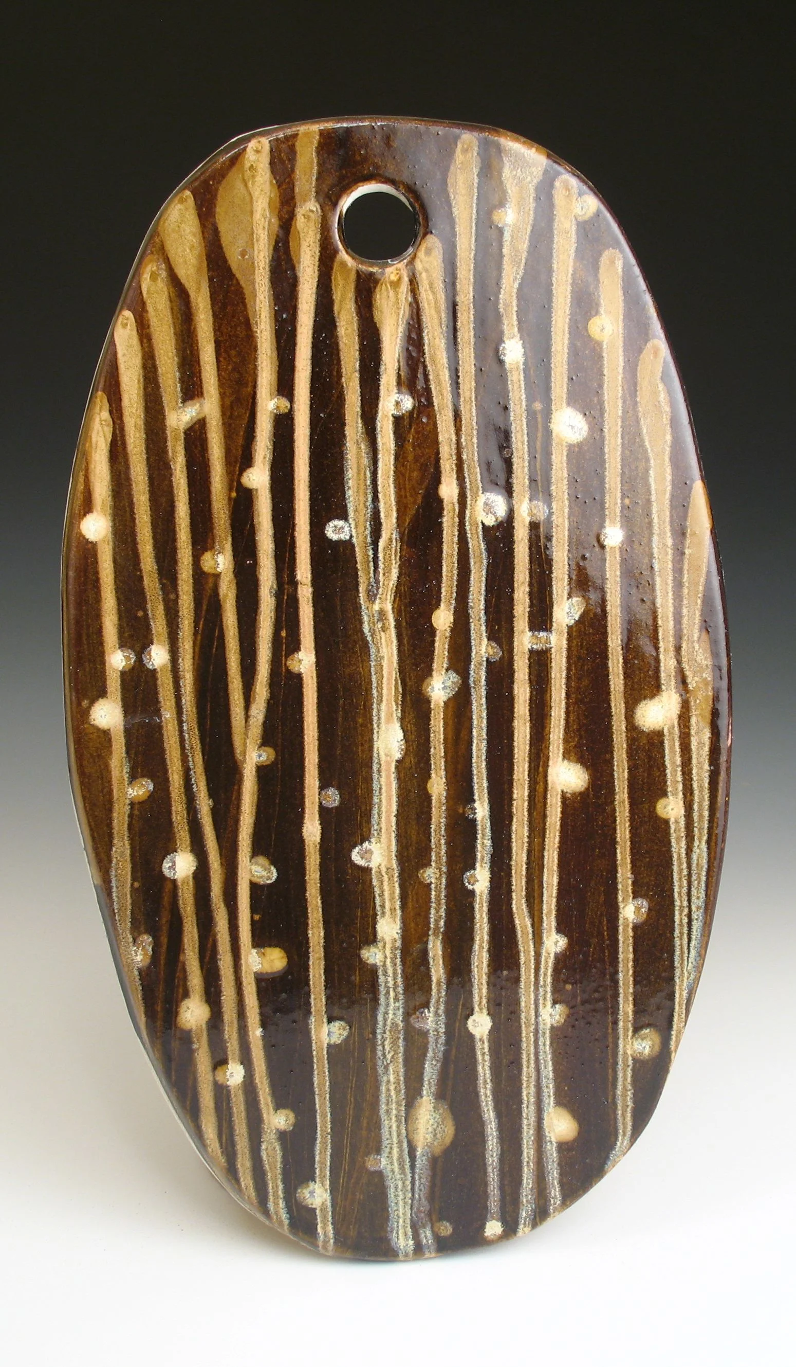 Cheese board fired to cone 6 oxidation