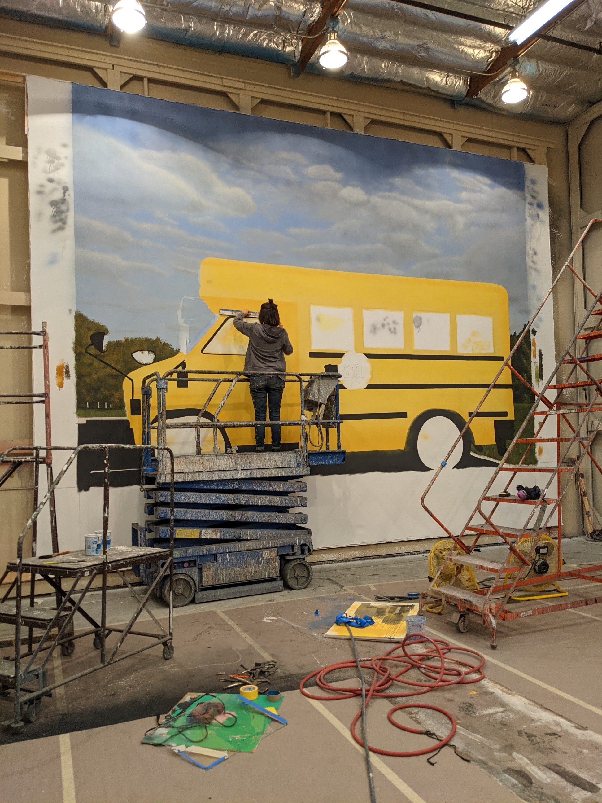  Adding details to the school bus drop 