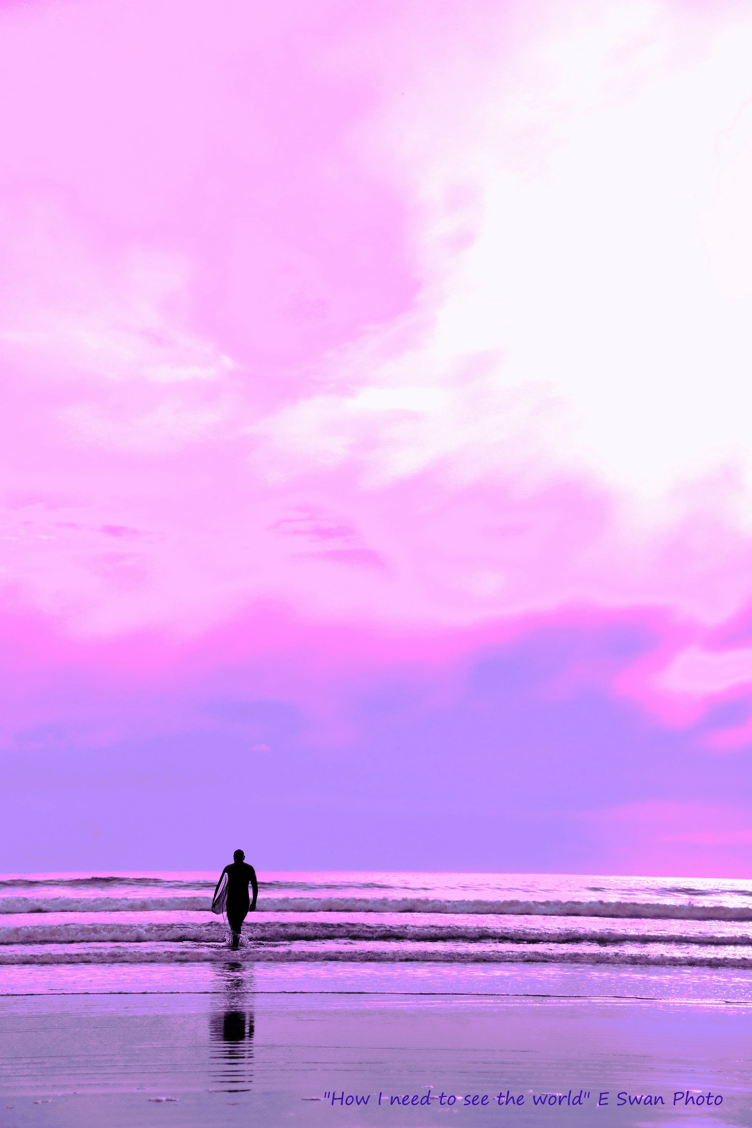 “How I need to see the world” 16 x 24 Glossy poster 30.00