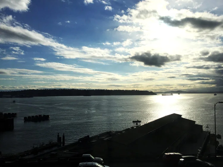 Spectacular view from Blink UX offices in Downtown Seattle