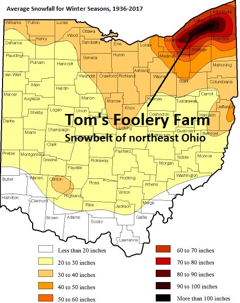 Snowbelt of northeast Ohio