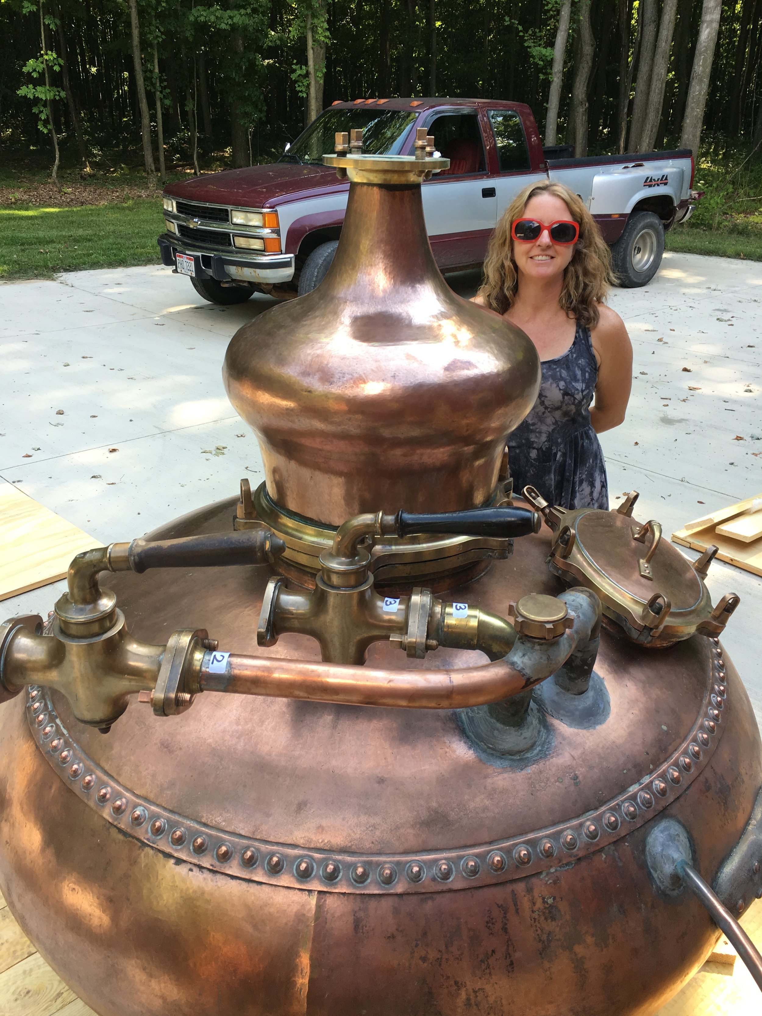 Cognac Still arrives